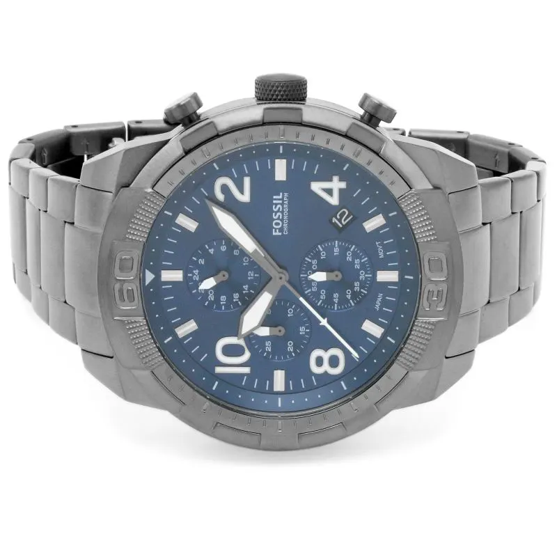 Fossil Bronson Chronograph Quartz Blue Dial Men's Watch | FS5711